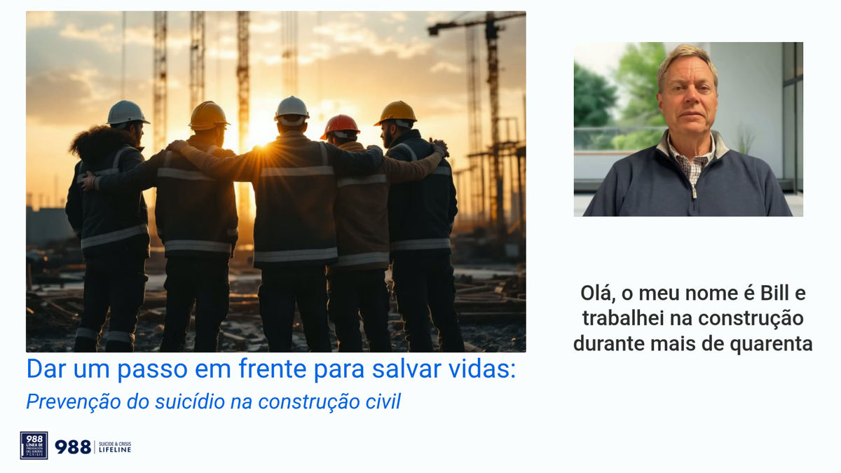PT - Stepping Up To Save Lives Suicide Prevention In Construction